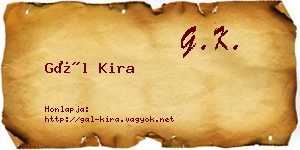 Gál Kira névjegykártya